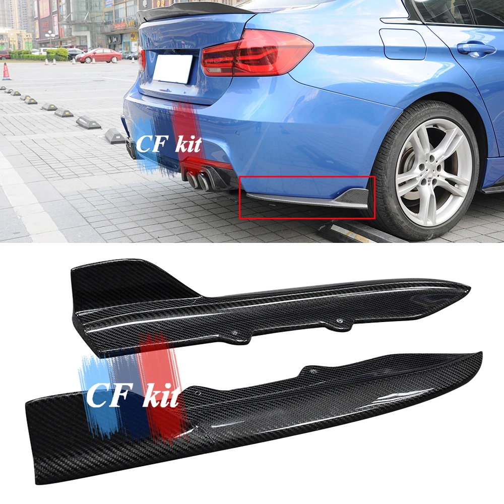 CF Kit OTD Style задний бампер спойлер для BMW F30 MT Настоящее углеродное волокно M Tech