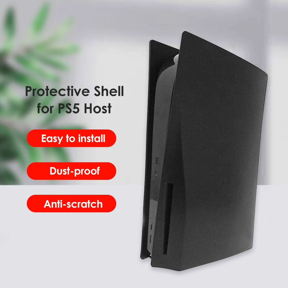 

Plastic Skin Hard Shell Protective Case Skin Shell Case Cover Replacement Plate for PS5 Disk Edition Skin Replacement Panel