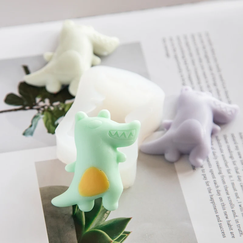 Милый Мультфильм Монстр 3d Силиконовая форма помадка для торта мыло ручной работы