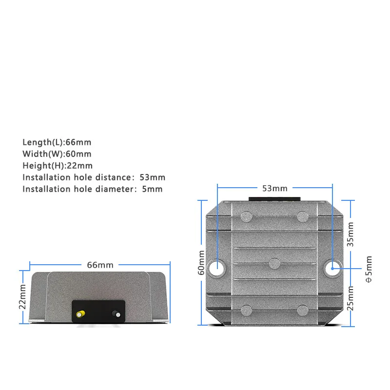 Водонепроницаемый понижающий модуль трансформатора для автомобиля