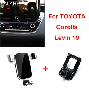 portable and durable car phone holder air vent mount clamp mobile phone holder for toyota corolla altis accessories 2019 2020 free global shipping