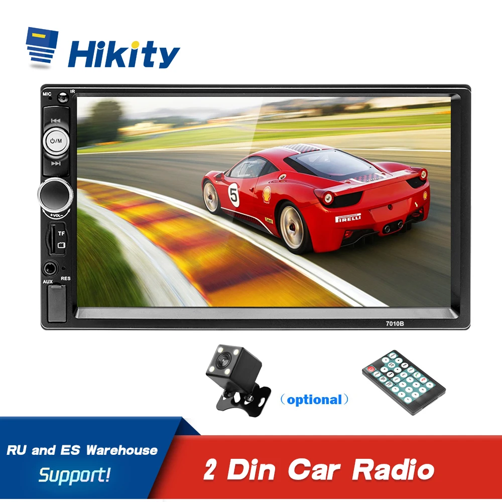 Hikity MP5 сенсорный экран 2 Din Автомобильный мультимедийный 7 ''Универсальный