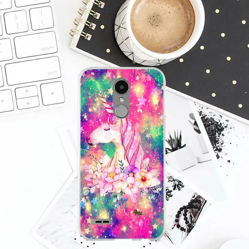 Glitter and Unicorns Soft Mobile Phone Accessories for LG V10 V20 V30 G2 G3 Mini G4 Stylus G5 G6 G7 K4 K7 K8 K10 2017 2018 |