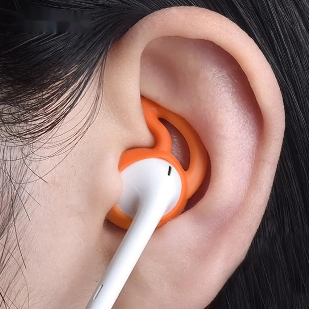 

4Pcs In-Ear Silicone Eartips Case Cover Ear Pads Earbuds Earphone Cups Earpads For Apple Airpods Air Pods Ear Tips With Ear Hook