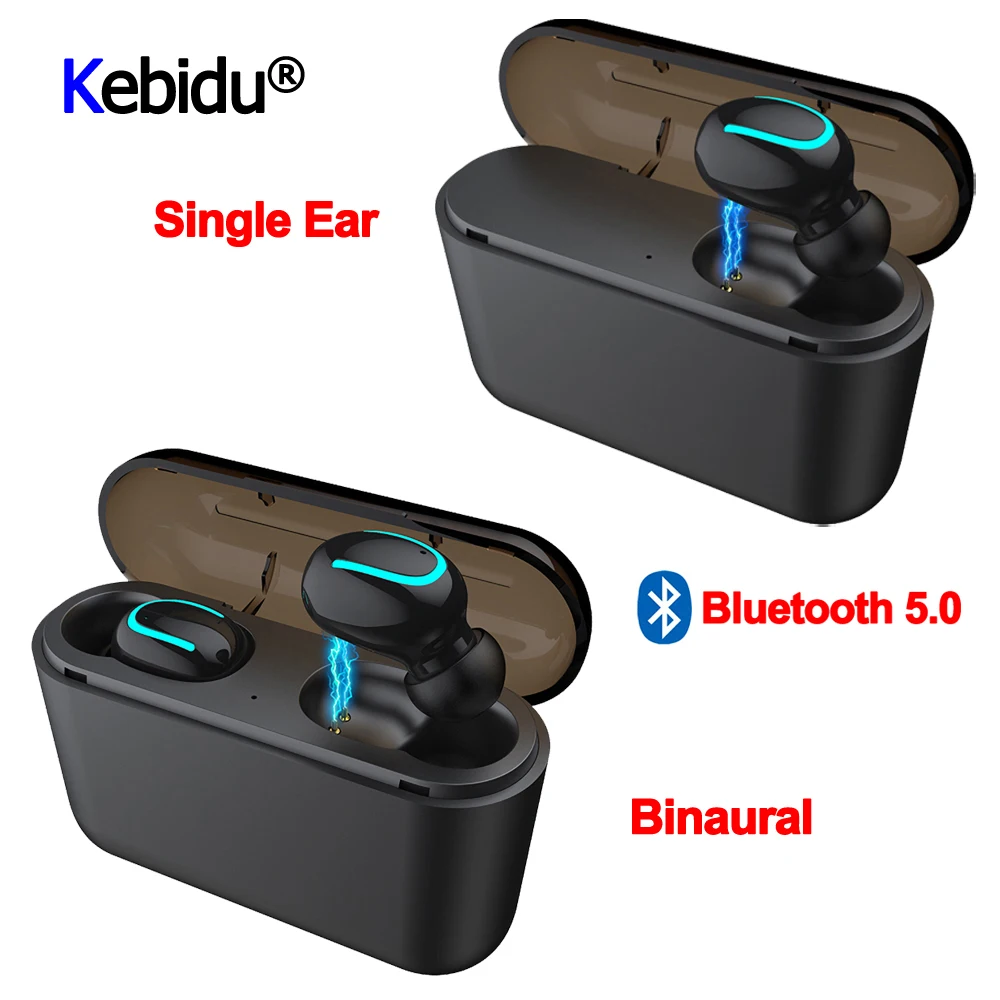 Универсальные Q32 TWS Bluetooth 5 0 наушники беспроводные гарнитура спортивные игровая