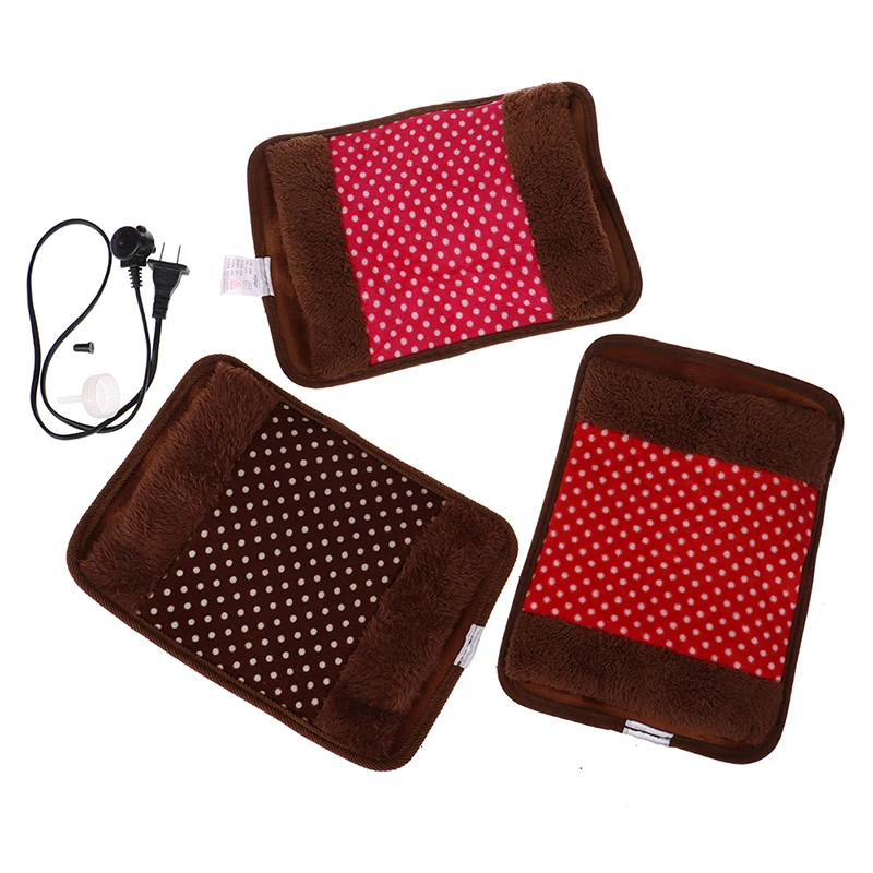 1 шт. плюшевая мультяшная зимняя бутылка для горячей воды 220 В грелка рук