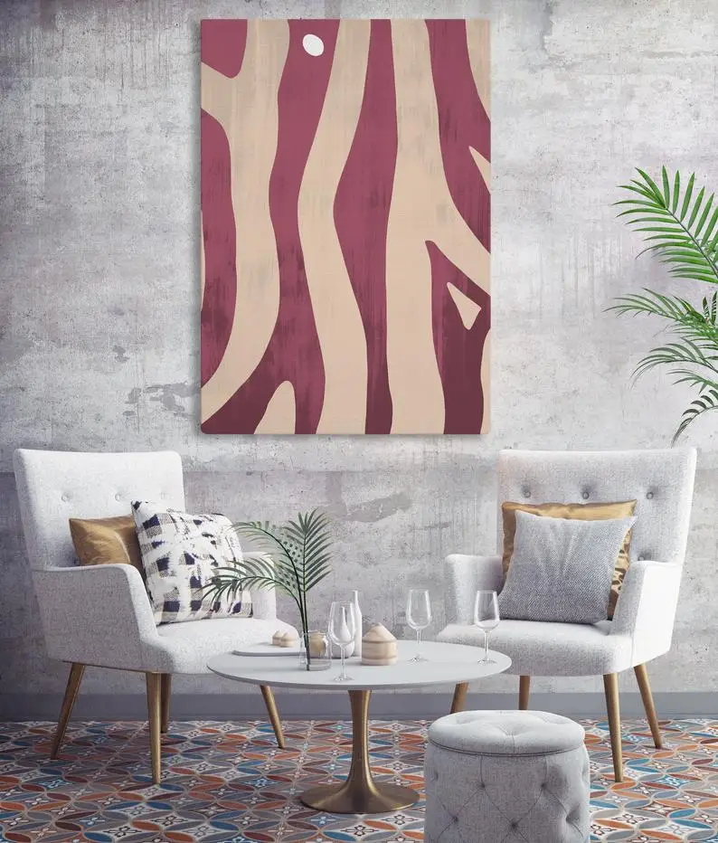 

Art Wall Print Original Abstract Mix Media Art Triptych Artwork