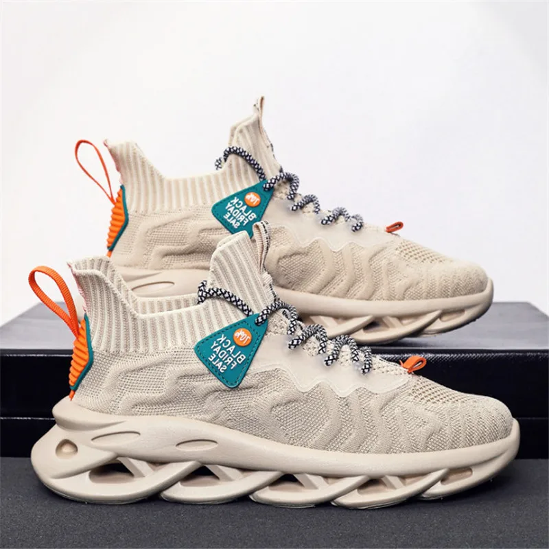 

New Casual Shoes Men's Blade Shoes Men's Sports Shoes Men's Running Shoes Fashion Casual Shoes Large Size Color Matching 39-44