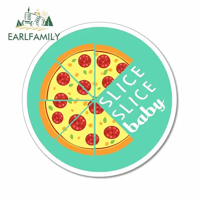 EARLFAMILY 13 см x 12 9 для пиццы автомобильные наклейки мотоциклетные красивые