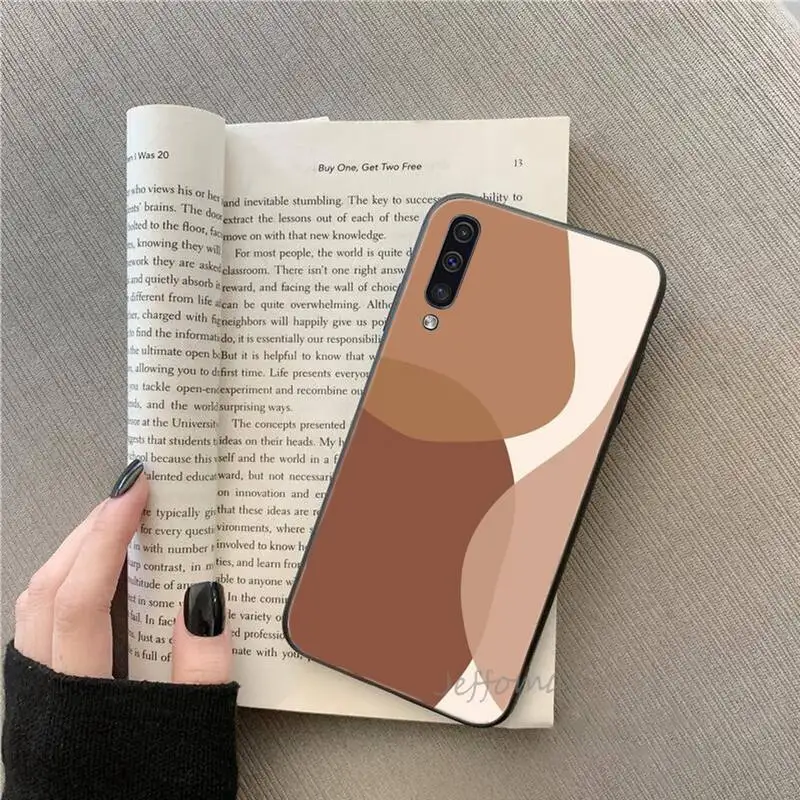 

Mosaic painting simple fashionable Phone Case For Samsung galaxy S note 7 8 9 10 20 fe edge A 6 10 20 30 50 51 70 lite plus Soft