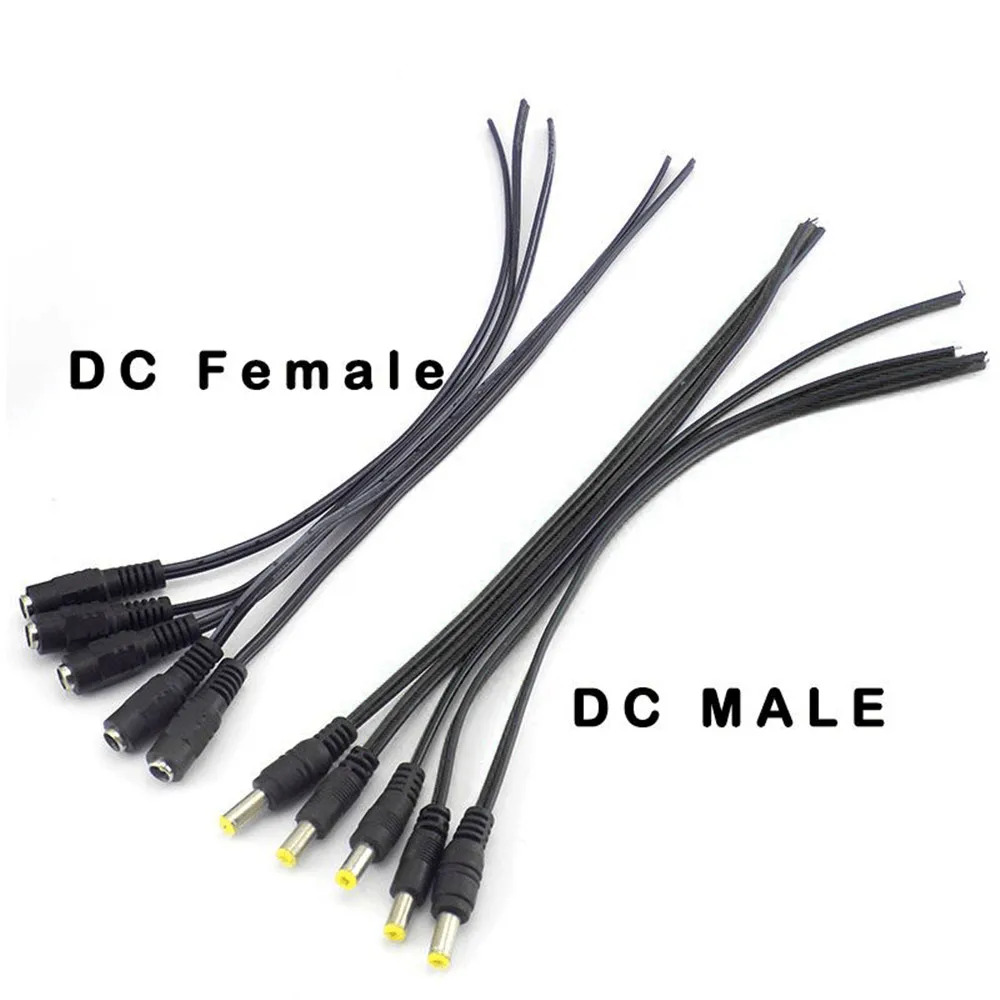 Переходник постоянного тока с вилкой 12 В разъемы питания штекер гнездо кабель