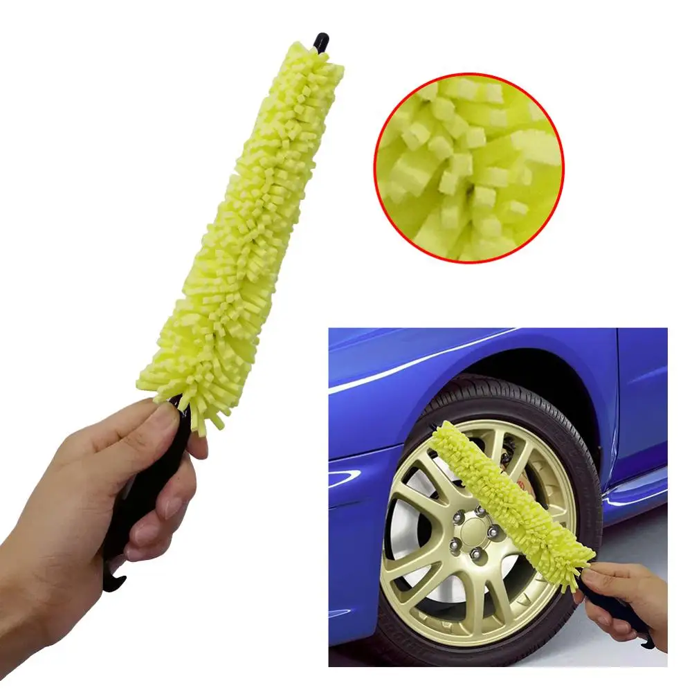 Auto Car Brush Cleaning Wheel Rims Tire Washing Sponges Tools for McLaren 650S 540C P1 12C MP4-12C X-1 Senna 720S 600LT 570S | Автомобили