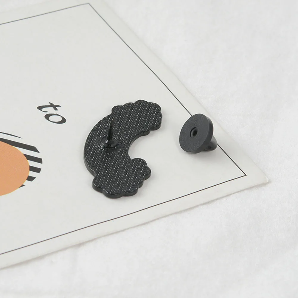 Мультяшные милые радужные эмалированные булавки Броши с облаками значок джинсы