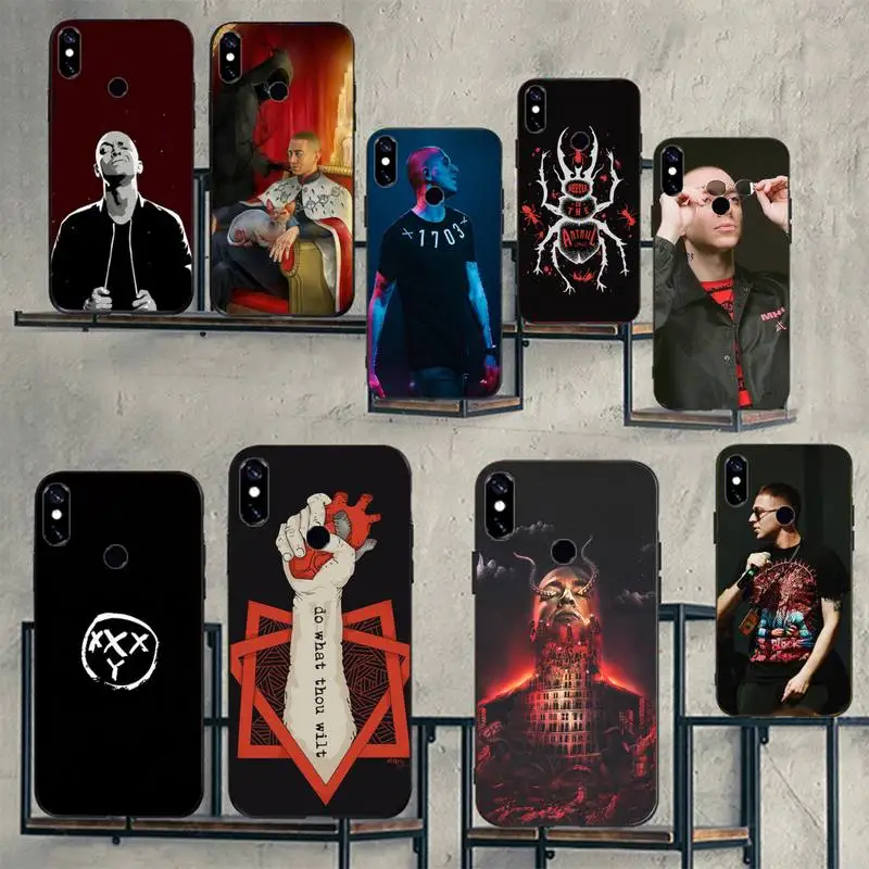 

Russian rapper Oxxxymiron cool music Phone Cases For Xiaomi Redmi 7 9t 9se k20 mi8 max3 lite 9 note 8 9s 10 pro cover shell