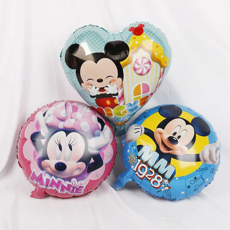 

Giant Cartoon Mickey Minnie Mouse Foil Balloons Birthday Party Decorations Disney Globos Baby Shower Decor Kids Toys Air Balloon