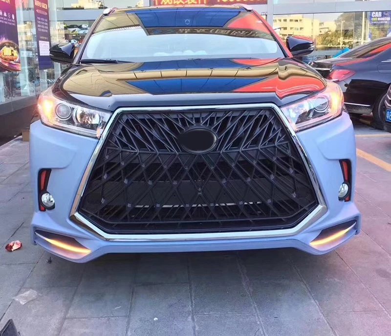 Передние и задние бамперы комплект кузова для хайландера 2015 2016 2017 2018 хайлендера