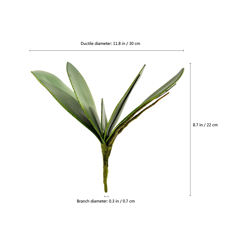 Искусственные листья фаленопсиса растение Бабочка орхидеи цветы шелковая