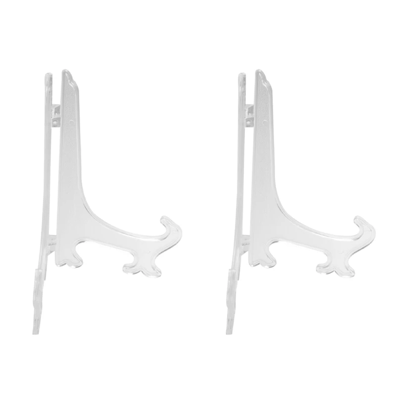 

2 шт., прозрачная 7-дюймовая подставка для дисплея, фоторамка