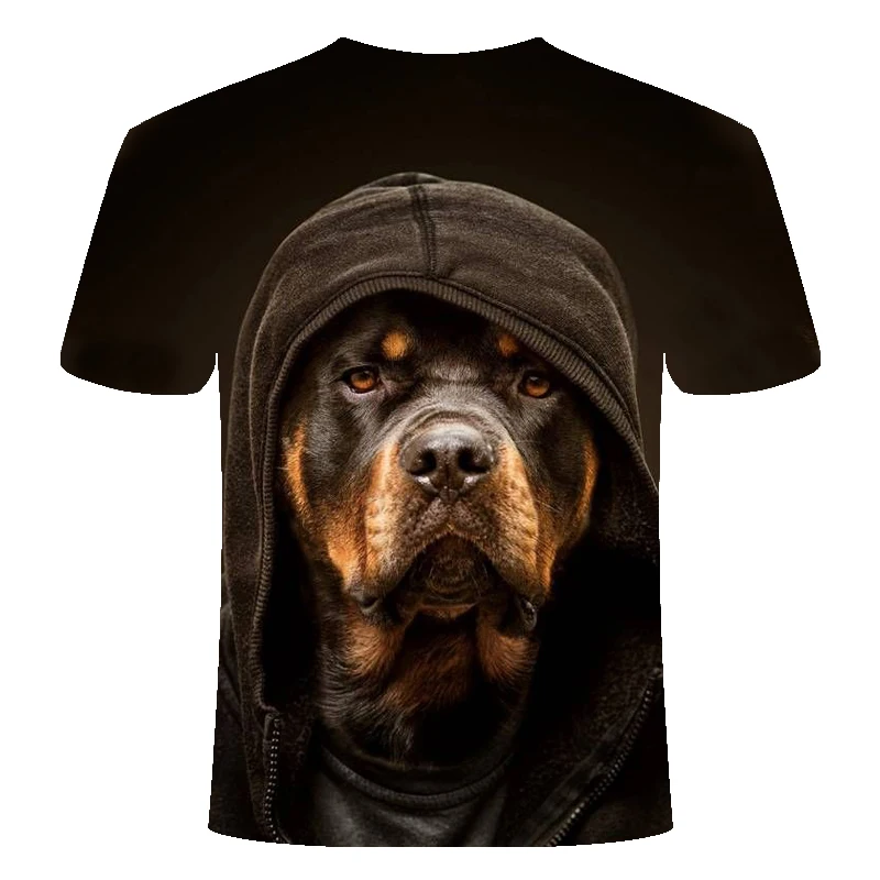 

Summer and Humorous men's short-sleeved T-shirt with 3D printed gorilla monkey animal, large European size 4xl, 2021