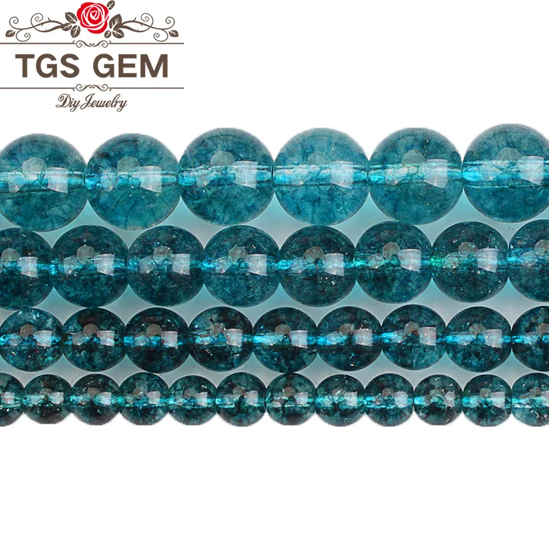 Натуральные драгоценные сапфиры Кристалл Круглые бусины 6 8 10 12 мм ручной работы
