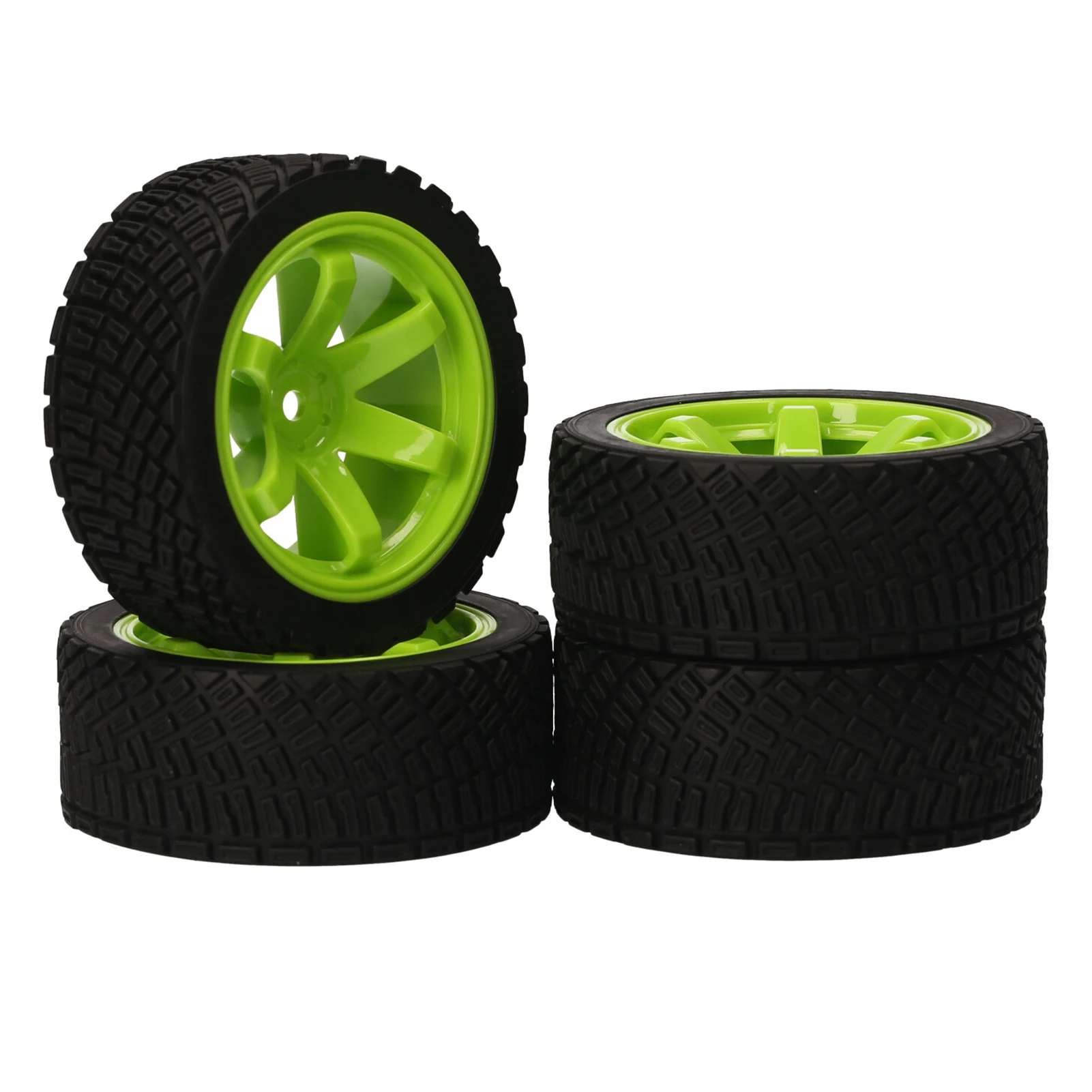 

AUSTAR 8006+704 4PCS RC Tires 65*25MM Rubber Tires for 1/10 Racing Car for HSP94123 LC PTG-2