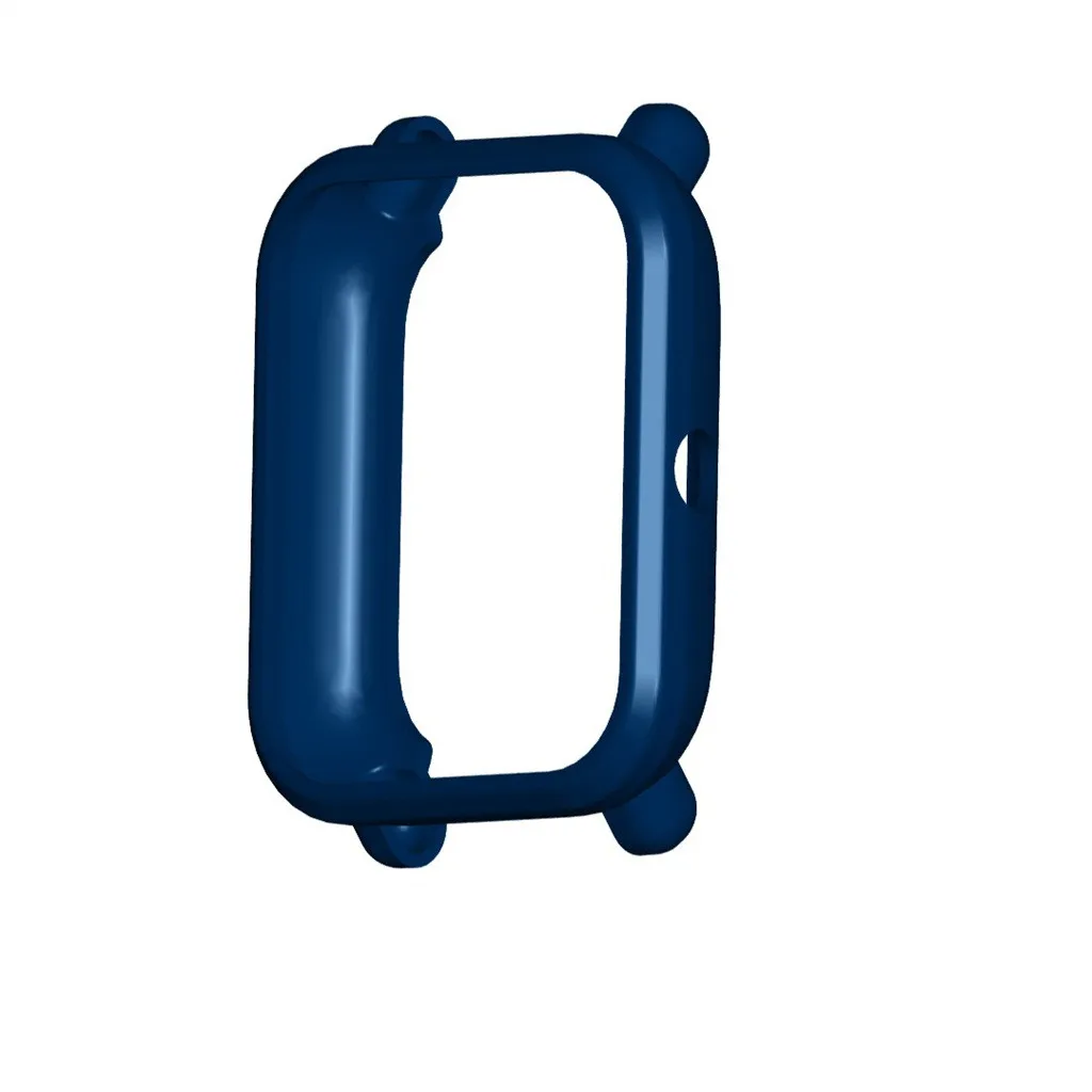 Dark Blue Мягкий ТПУ чехол Защитный чехол для Huami Amazfit Bip Youth/Lite Носимых устройств умные аксессуары - Цвет: Dark Blue
