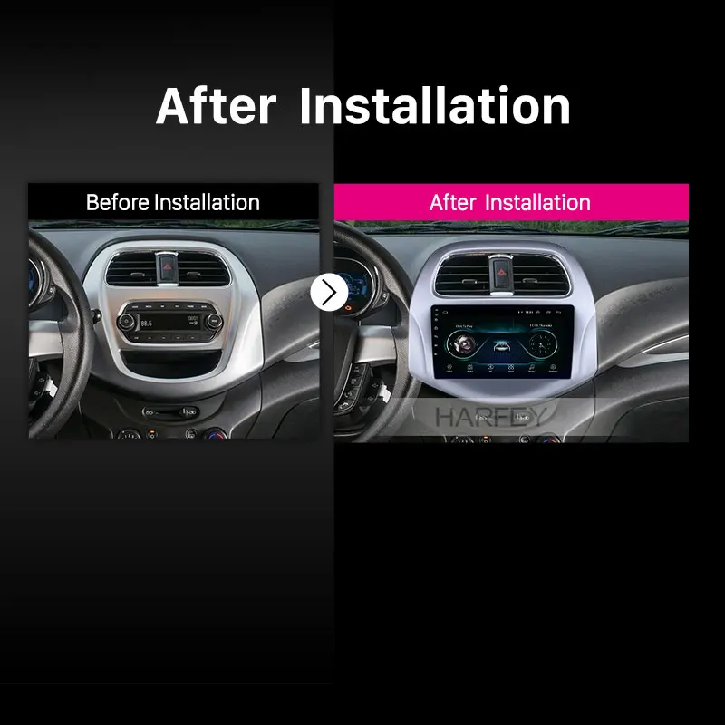 Автомагнитола Harfey Android с GPS для Chevrolet Daewoo Matiz/ Spark/ Baic/ Beat 2018 2019|Автомагнитолы| |