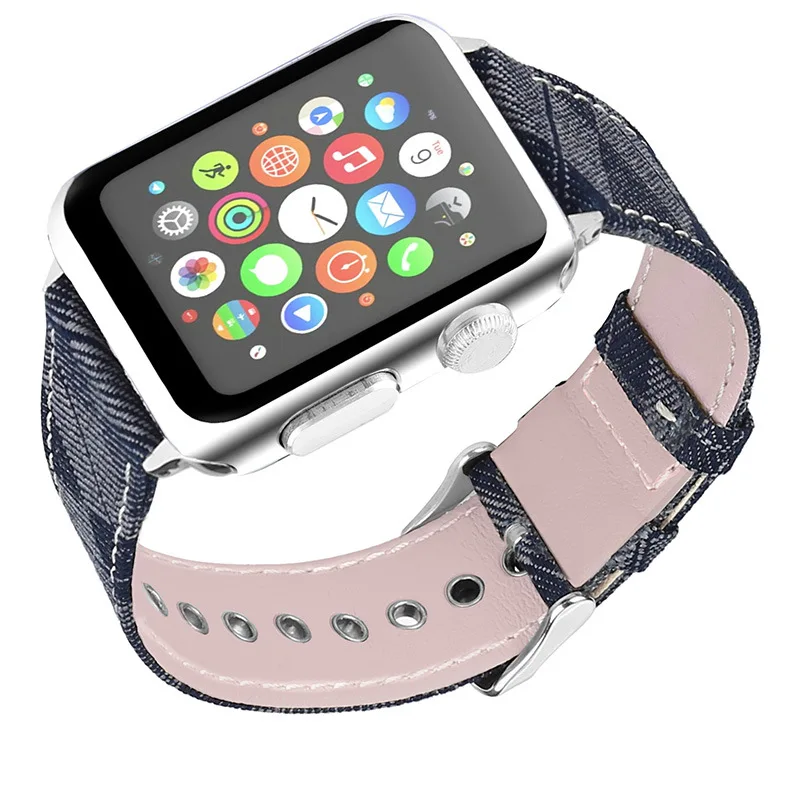 Ковбойский ремешок совместимый с Apple Watch 4 5 3 44 мм 40 наручные часы для iWatch полос