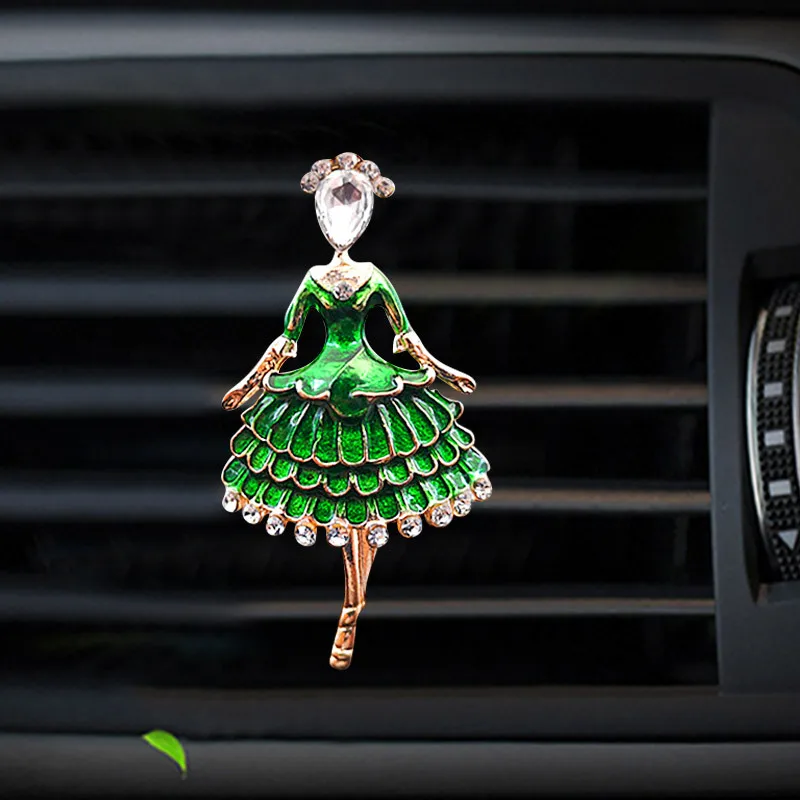 Освежитель воздуха для автомобиля в стиле танцующей девушки парфюмерный флакон