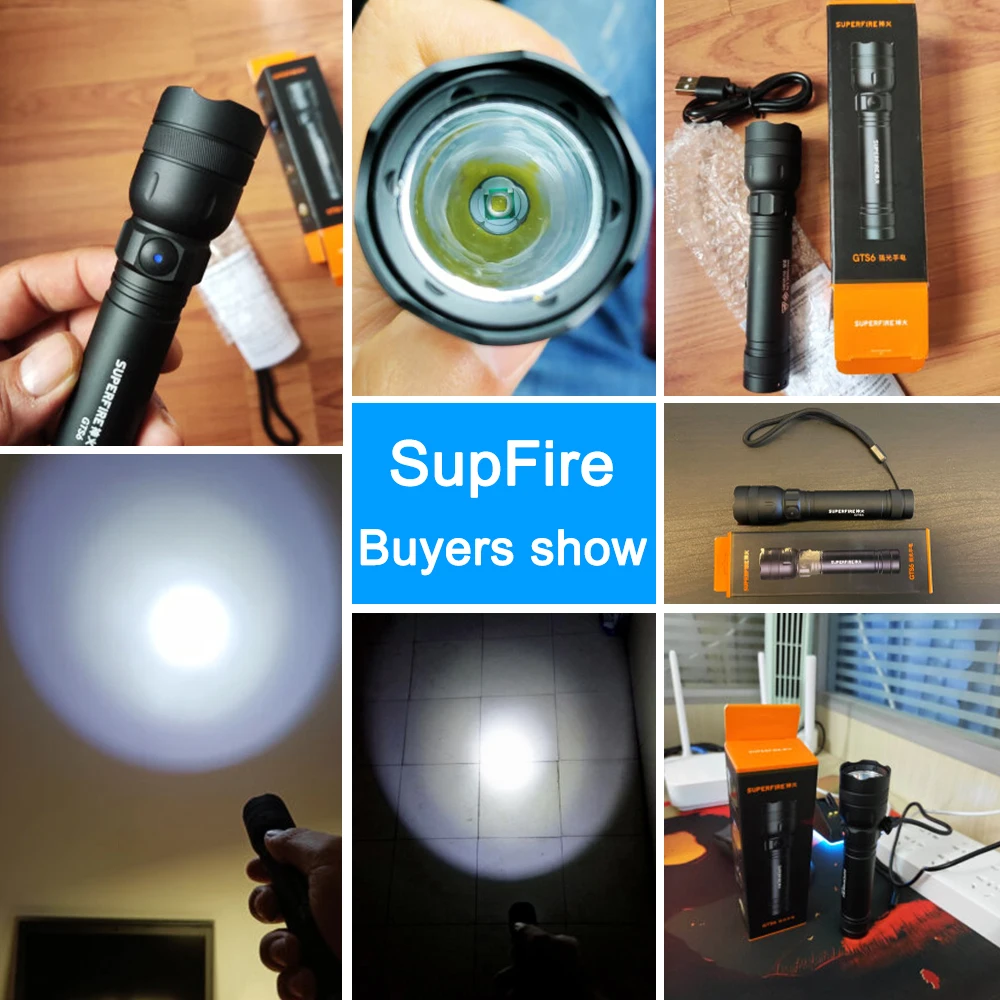 SUPERFIRE GTS6 фонарик 7 Вт