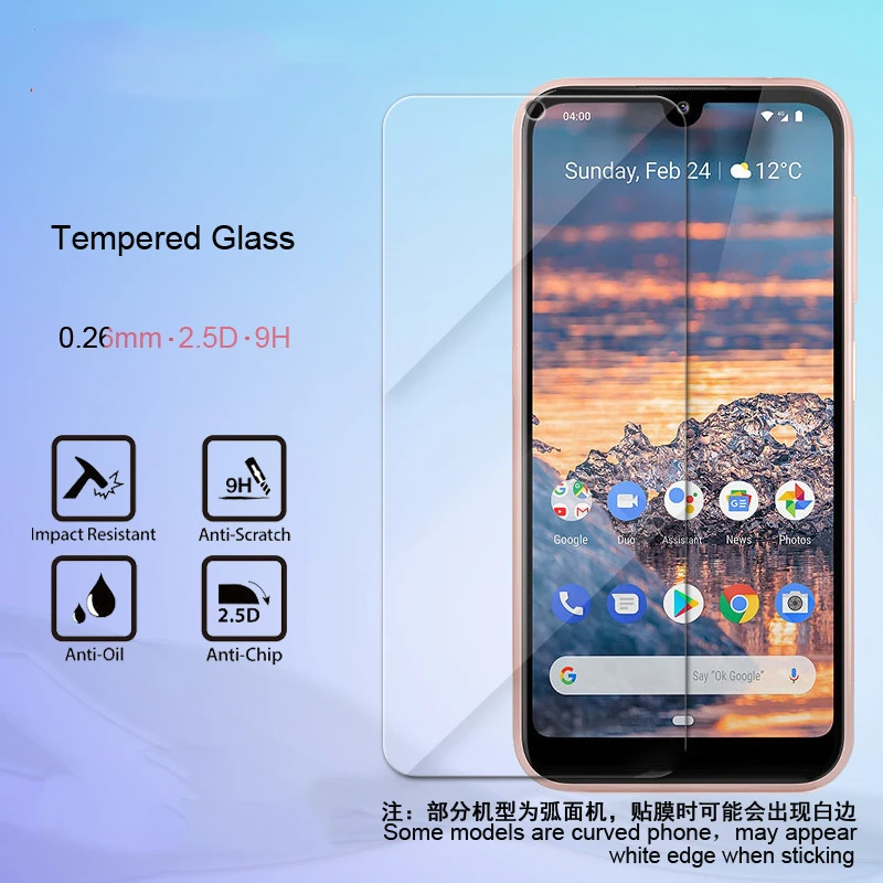

Закаленное стекло для сотового телефона Nokia 0,3 3,2 1PLUS 4,2 PLUS lumia 640, защитная пленка для экрана, 3 шт., мм, 9H