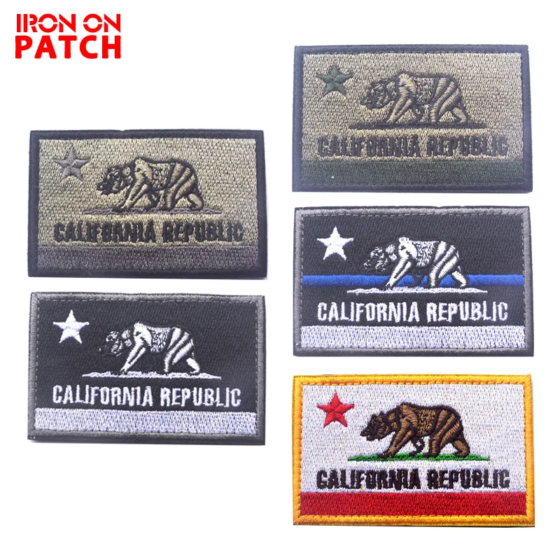 Патч с вышивкой США стандартная тактическая нашивка для одежды нарукавник на