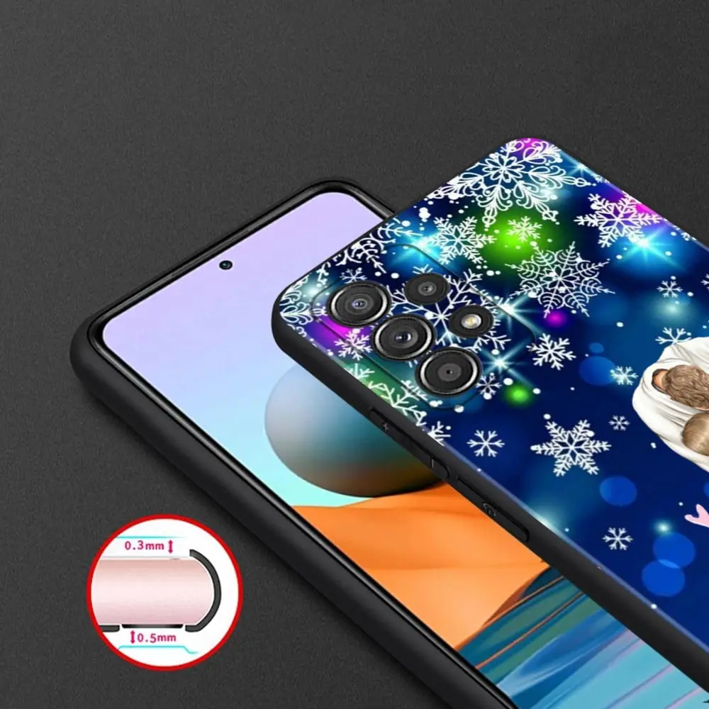 Супер мама Снежный Рождественский чехол для Samsung Galaxy A51 A71 A41 A31 A11 A01 A12 A21s A52 A32 A02s A72