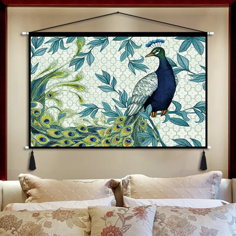 

Print Vintage Tapestry Tassel Large Bohemian Nordic Art Tapestry Animal House Decoration Dekoracje Do Pokoju Tapestries DE50GT