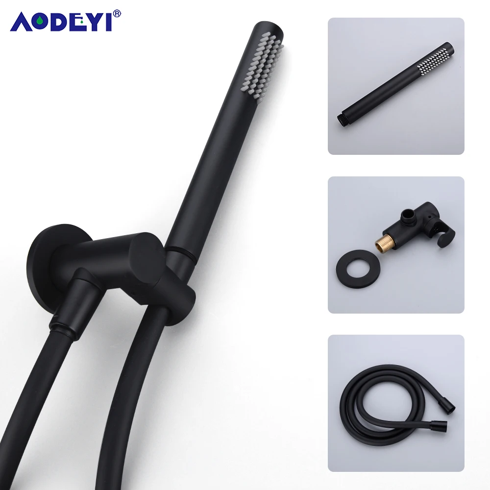 Латунный черный смеситель для душа 8 12 &quotдождевая насадка набор ванной комнаты