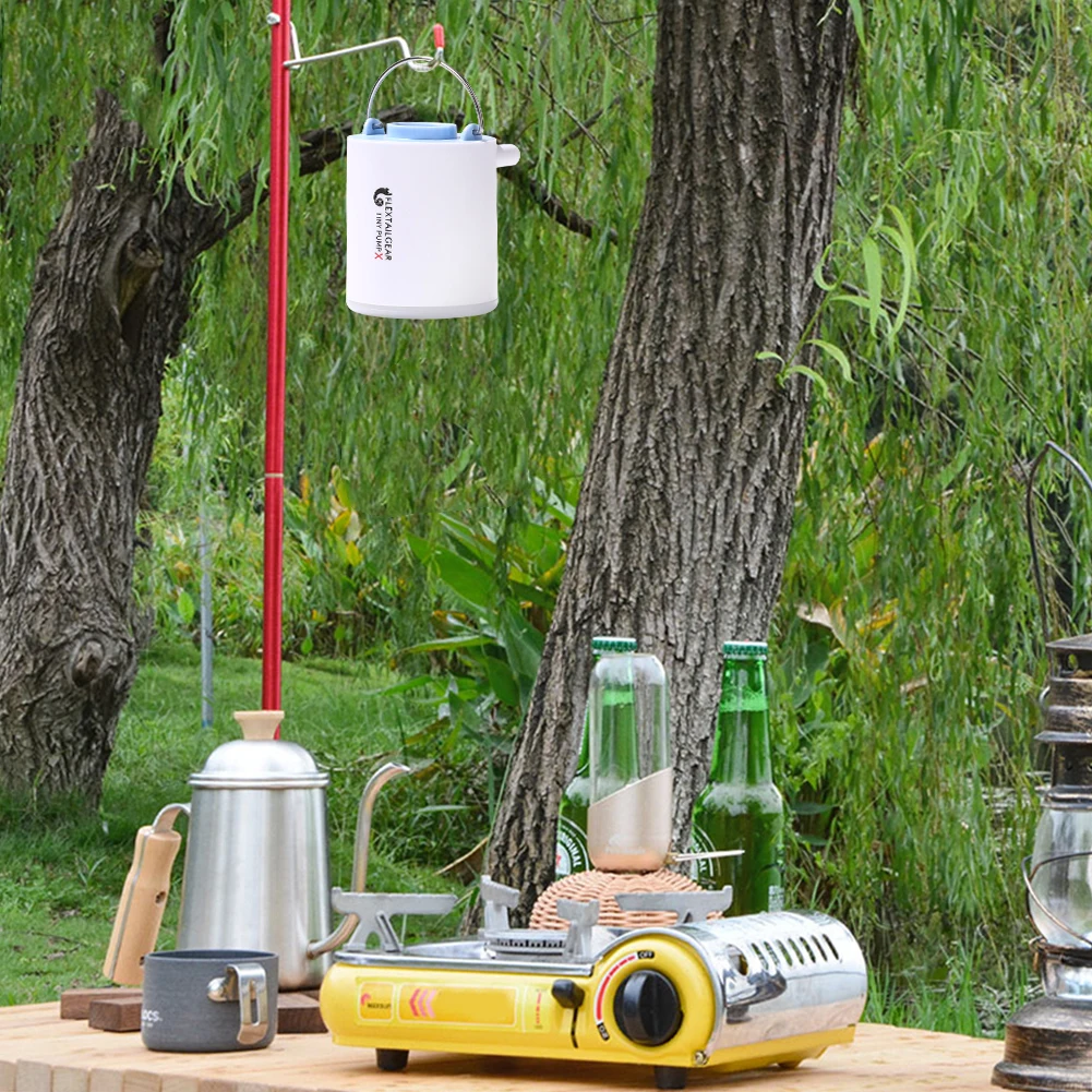 

Mini Inflatable Pump USB Charging Outdoor Air Pump 3 Modes Camping Light