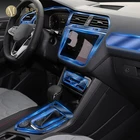 Для Volkswagen Tiguan 2021 2022 центральная консоль салона автомобиля прозрачная фотопленка с защитой от царапин аксессуары для ремонта
