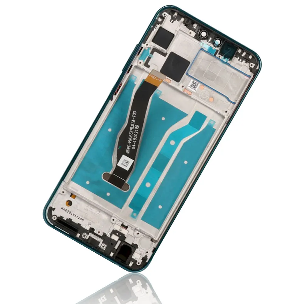 6 5 original for huawei y9 2019 enjoy 9 plus lcd display touch screen digitizer assembly display repair with frame phone part free global shipping