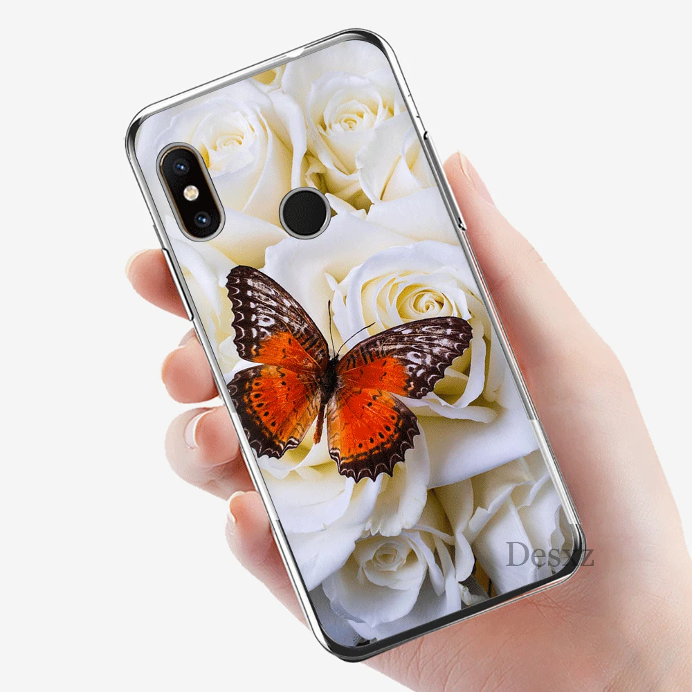 11 Чехол для телефона Xiaomi Redmi GO 7 S2 4A 4X5 5A Plus 6 6A 7A K20 Pro защитный чехол с красными пустыми розами - Цвет: 11