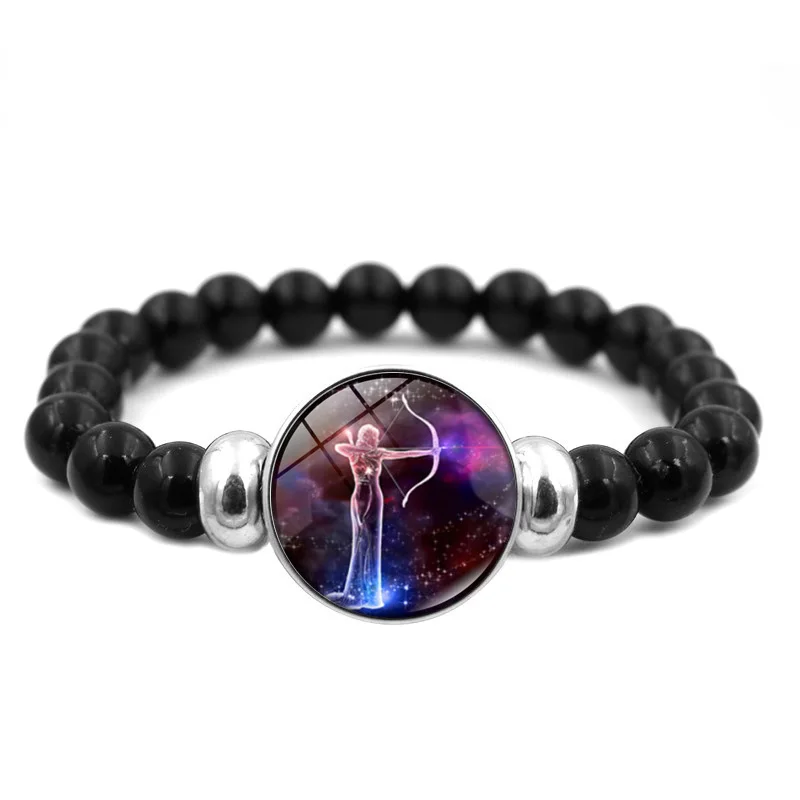 Браслет со светящимися знаками Зодиака 12 знаков зодиака для мужчин женщин Телец