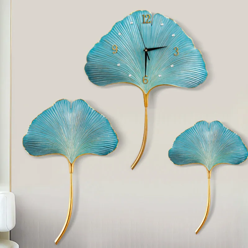 Листьев гинкго светильник Роскошная настенная декорация на стене для творческих