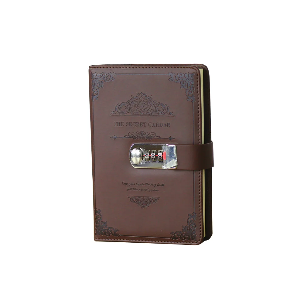 Канцелярские принадлежности в стиле Ретро блокнот с кодовым замком повестки дня