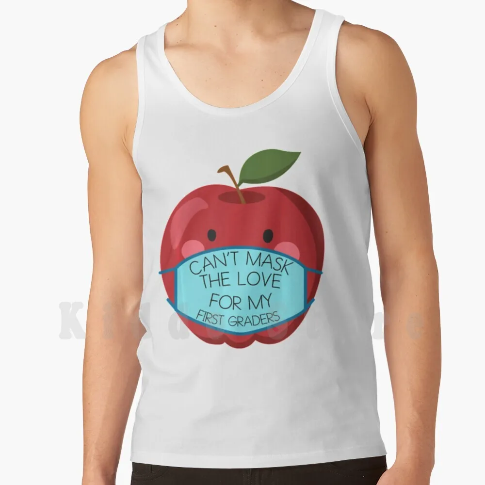 

Майка с надписью «Love For My First учительница», 100% хлопок