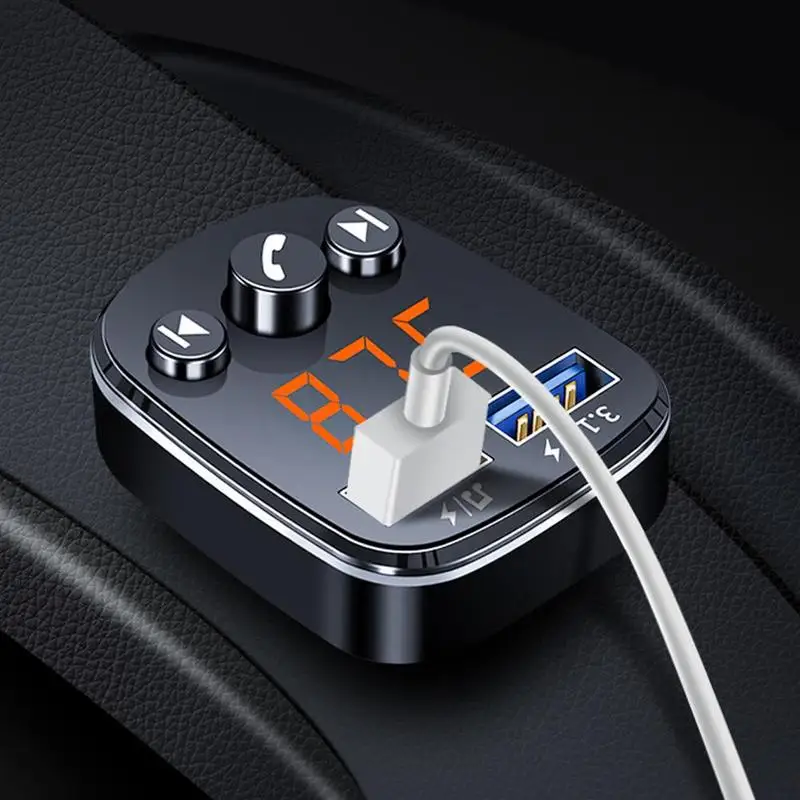 FM-трансмиттер автомобильный беспроводной Bluetooth 5 0 FM-радио модулятор