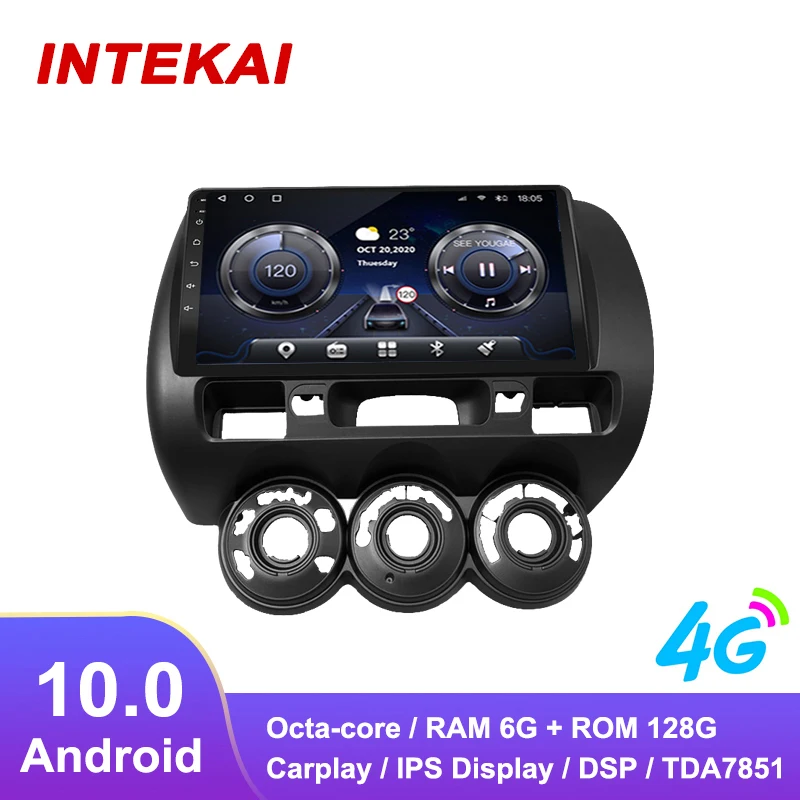 Автомагнитола 9 дюймов Android 10 0 GPS-навигация Авторадио мультимедийный плеер для Honda