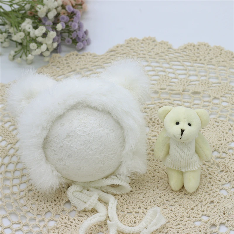 Новое поступление реквизит для фотосъемки новорожденных вязаная шапка из