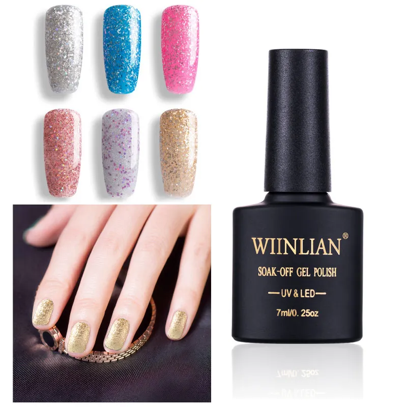 6 цветов голографический лак для ногтей 7 мл серия Млечный Путь матовый Ногтей