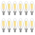 Светодиодные лампы накаливания E14, 246 Вт, 220 В, 12 шт.