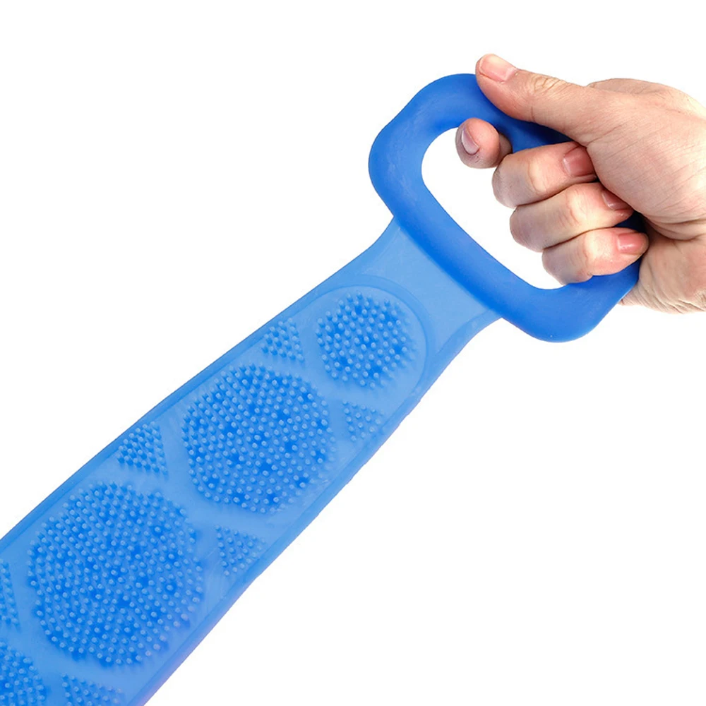 

Magic Silicone Brushes Bath Towels Rubbing Back Mud Peeling Body Massage Shower Extended Scrubber Skin Clean Shower Brushes Bath