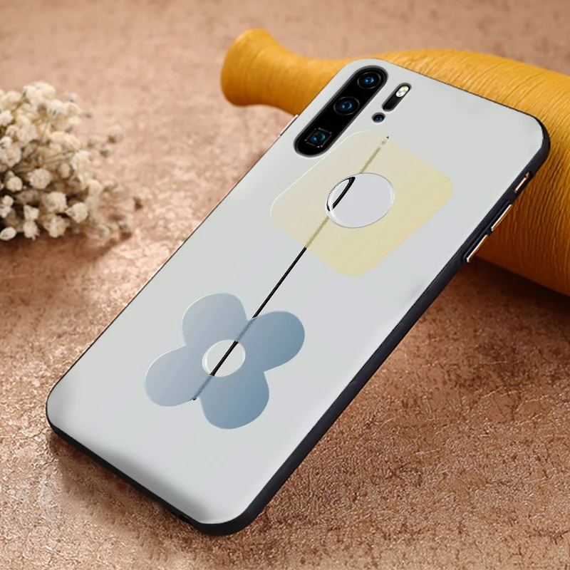 Простой художественный силиконовый чехол для телефона huawei P smart p20 p30 p10 lite 2017 2018 2019